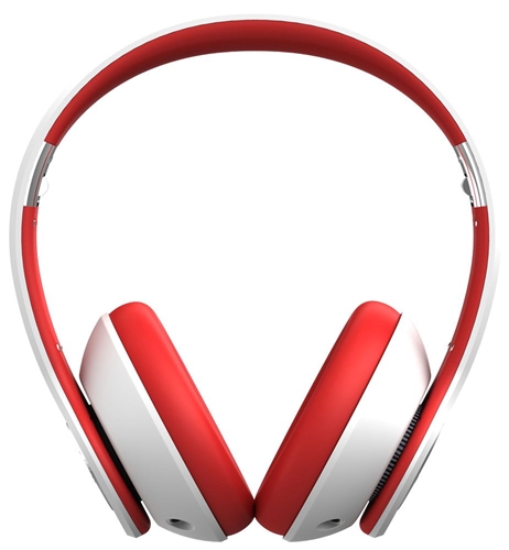 Picture of StreetAudio iX1 WHITE On Ear Headphones - White/Red