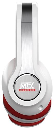 Picture of StreetAudio iX1 WHITE On Ear Headphones - White/Red