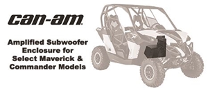 MTX Releases CanAm Maverick & Commander Amplified Subwoofer Enclosures