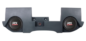 Picture of Dodge Ram Quad and Crew Cab Loaded Dual 10 inch 400W RMS 4 Ohm Vehicle Specific Custom Subwoofer Enclosure 