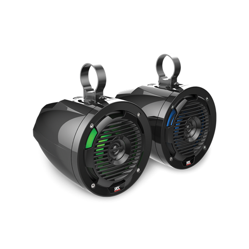 Picture of MUD65PL 6.5" 50W RMS 4Ω Cage Mount Coaxial Speaker Pair with RGB LED