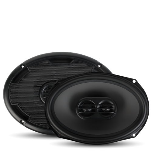 Picture of 6" x 9" 3-Way 100-Watt RMS 4Ω Coaxial Speaker Pair