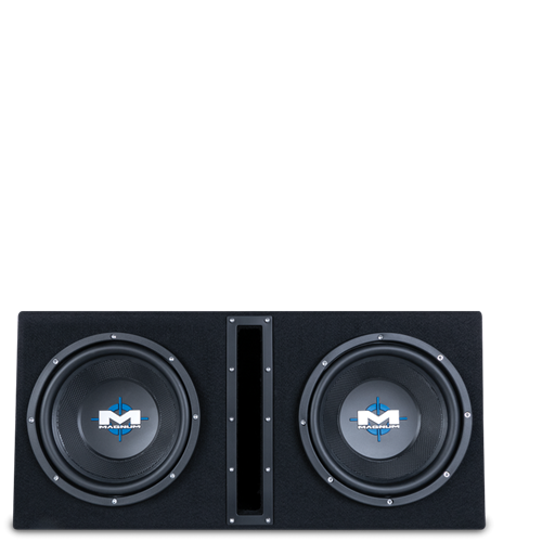 Picture of Magnum MB210SP Dual 10 inch 400W RMS Vented Enclosure with Amplifier
