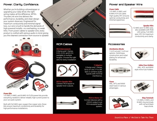 Picture of ThunderLink Wiring and Accessories Tri-Fold Brochure