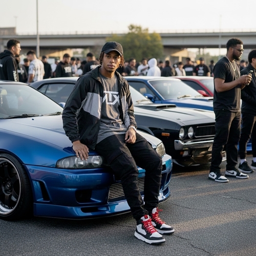 Gray Shirt White Logo