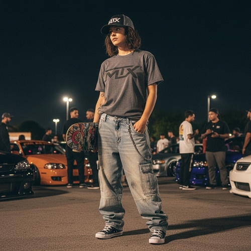 Gray Shirt Black Logo